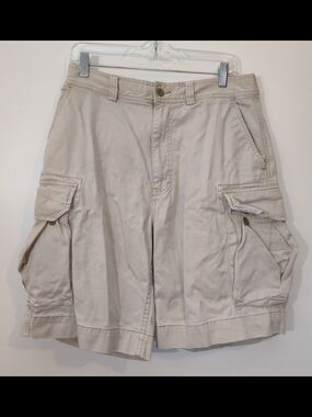 Polo Ralph Lauren Cargo Shorts Mens 32 Khaki Tan Classic Fit Polo 67 Utility